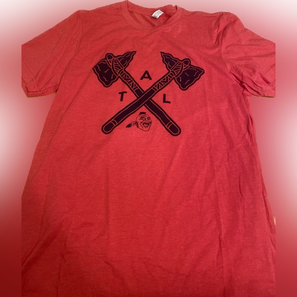 Bella Canvas Other - Atlanta Braves Baseball Red Canvas Tomahawk Men’s Medium shirt